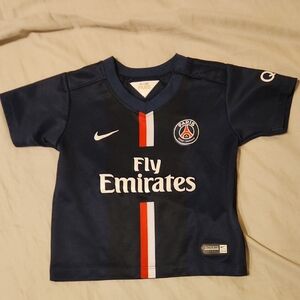 Nike Kids PSG Navy and Red Jersey